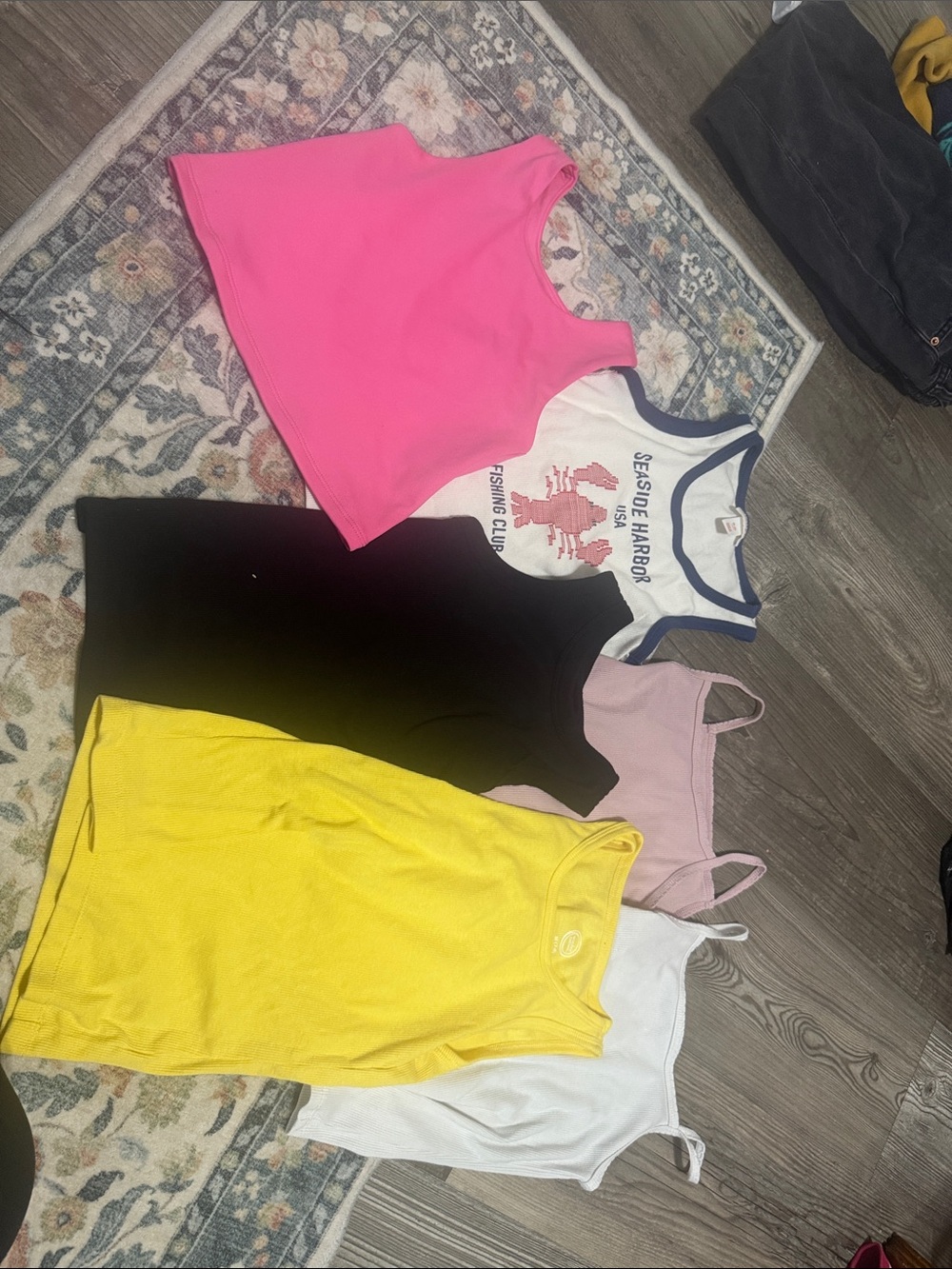 Cat & Jack Girls' Bright Pink Tank Top